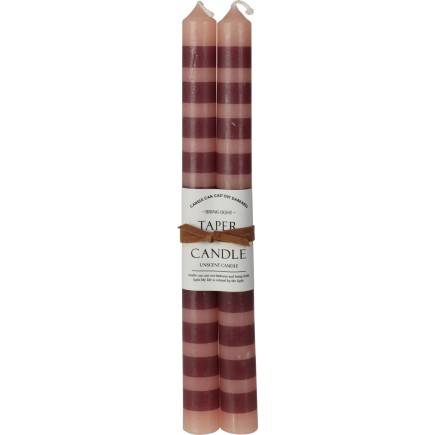 Ljus 2-pack Beiga/Bruna Rosa Gröna Blå 25 cm