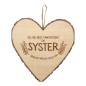 Hjärta Trä Syster wooden heart Hjärta Trä Syster wooden heart