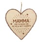 Hjärta Trä Mamma wooden heart Hjärta Trä Mamma wooden heart