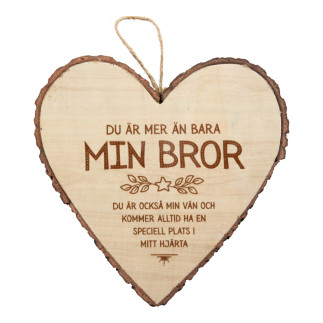 Hjärta Trä Bror