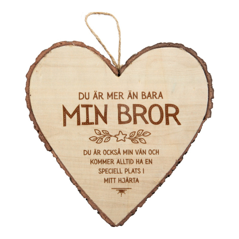 Hjärta Trä Bror wooden heart Hjärta Trä Bror wooden heart