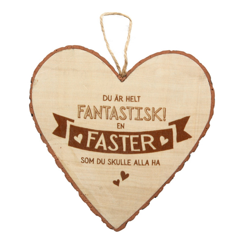 Hjärta Trä Faster wooden heart Hjärta Trä Faster wooden heart