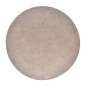 Underlägg Runt Läderlook Beige 38 cm