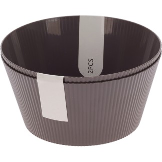 Skål Grå 2-pack Melamin