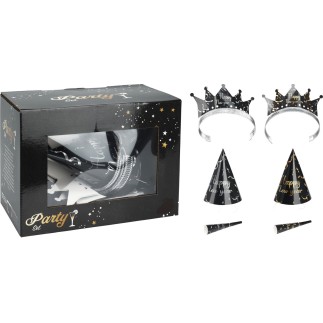 Party Set Happy New Year Nyår 16 delar