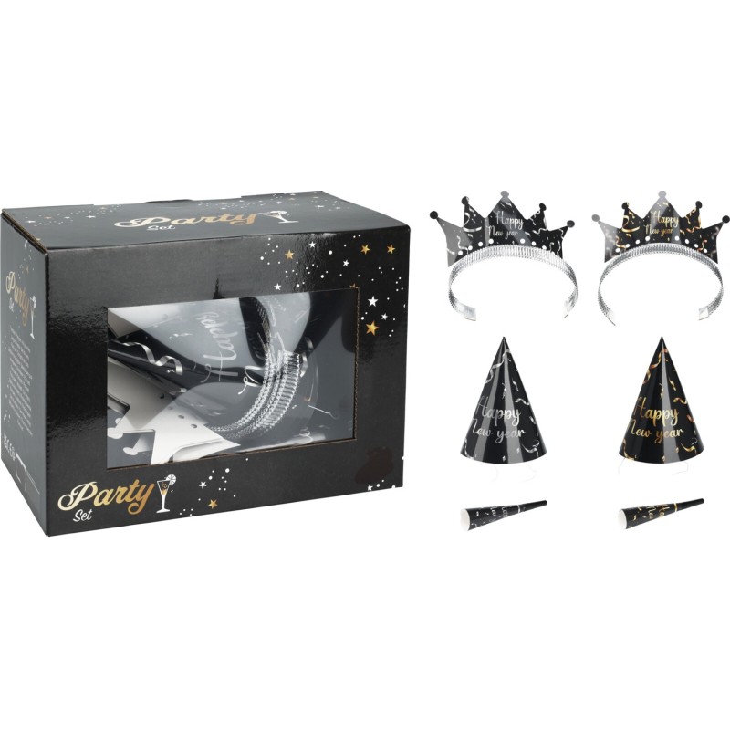 Party Set Happy New Year Nyår 16 delar