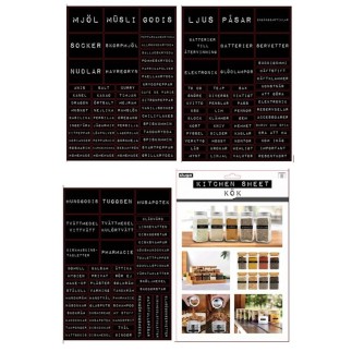 Etiketter Badrum Tvättstuga