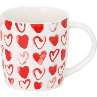 Mugg You and Me Vit/Röd