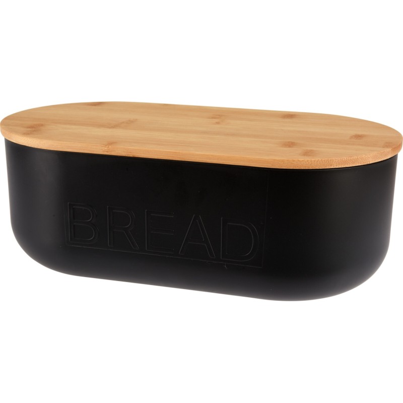 Brödburk Svart Lock Bambu 35 cm Brödburk Svart Lock Bambu 35 cm