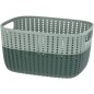 Korg Förvaring Beige Rosa Grå Grön Plast 22x28 cm Korg Förvaring Beige Rosa Grå Grön Plast 22x28 cm