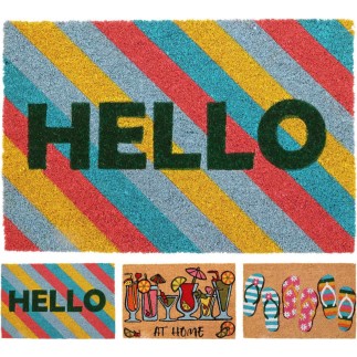 Dörrmatta Hello 59x39 cm