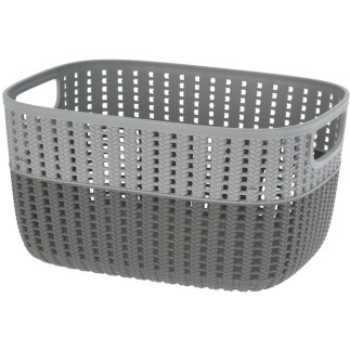 Korg Förvaring Beige Rosa Grå Grön Plast 22x28 cm