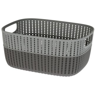 Korg Förvaring Beige Rosa Grå Grön Plast 38x28 cm