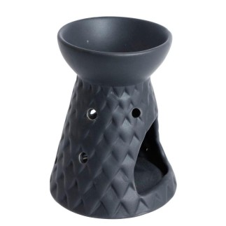 Oljebrännare Aromalampa Svart 10 cm