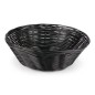 Brödkorg Korg Svart plast flätad 19 cm