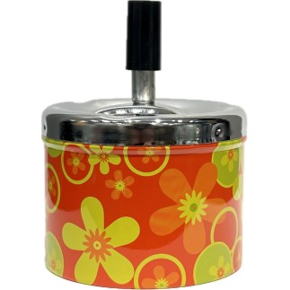 Askfat Blomma Snurr Metall