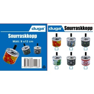 Askfat Sedlar Snurr Metall