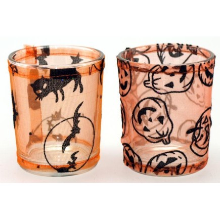 Ljushållare Halloween 3-pack pumpa