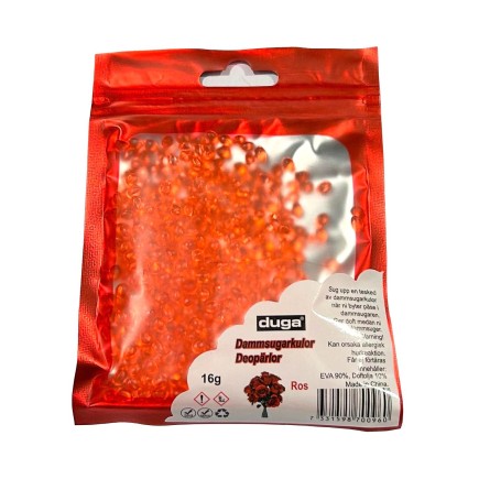Dammsugarkulor Deopärlor Doft Ros