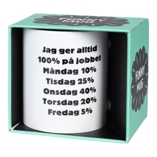 Mugg 100% På Jobbet
