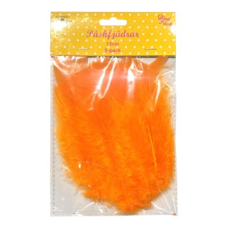 Påskfjädrar Orange 5-pack