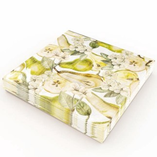 Servetter Päron 33x33 cm 20-pack