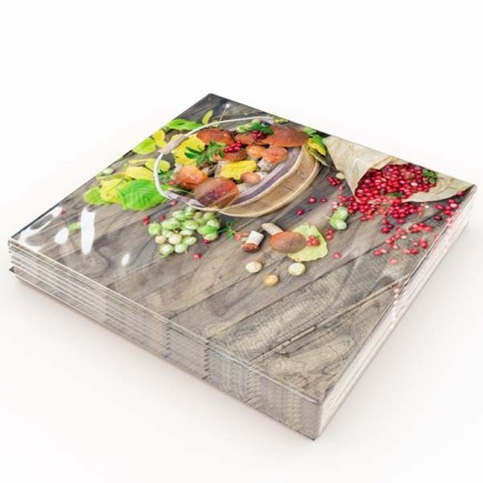Servetter Höstskörd 33x33 cm 20-pack