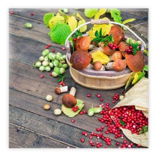 Servetter Höstskörd 33x33 cm 20-pack