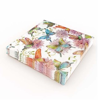 Servetter Fjäril 33x33cm 20-pack