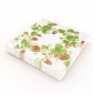 Kaffeservetter Jordgubbar/Blad 25x25cm 20-pack