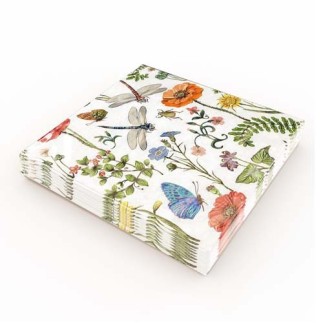 Servetter Trollslända 33x33cm 20-pack