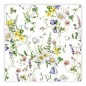 Kaffeservetter Ängsblommor 25x25cm 20-pack