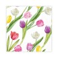 Kaffeservetter Tulpaner 25x25 cm 20-pack