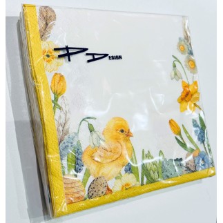 Servetter Påsktid 33x33 cm 20-pack