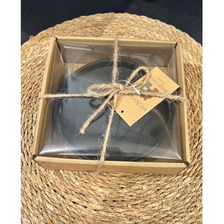 Ljusstake Svart Keramik 15 cm