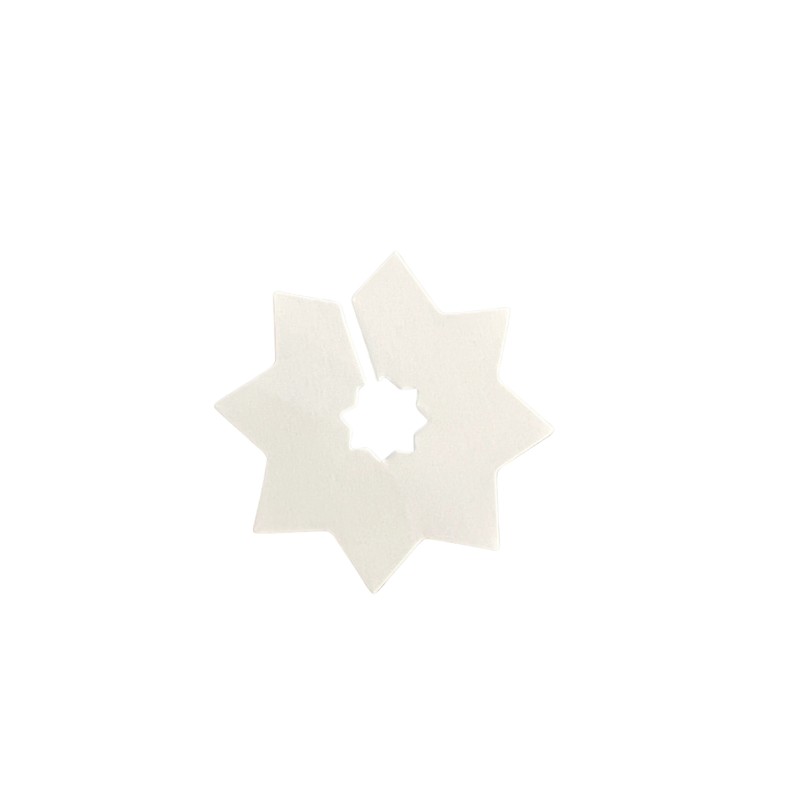 Glasmarkör Stjärna Papp Vit 12-pack Glasmarkör Stjärna Papp Vit 12-pack