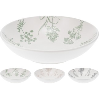 Skål Keramik Vit/Svart