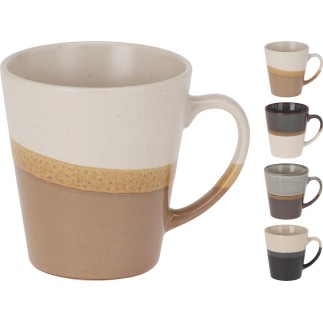 Mugg Grå/Brun Keramik 30 cl