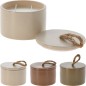 Ljus Beige Keramikburk med lock 