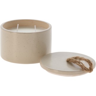 Ljus Beige Keramikburk med lock 