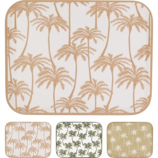 Bricka Palmer Beige/Vit Melamin