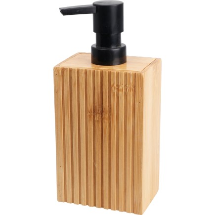 Tvålpump Natur/Svart Bambu