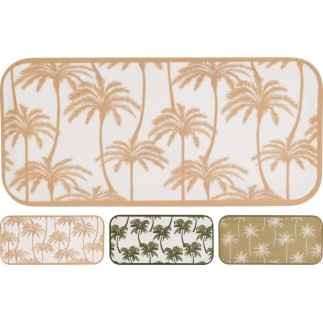 Bricka Palmer Beige/Vit Melamin liten