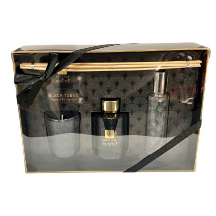 Aromaset Doftpinnar Rumsspray Doftljus Black Tabac