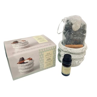 Aromaset Moss Amber Stenar Potpurri Doftolja Presentset