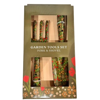 Trädgårdsverktyg Blommor Brun 2 delar