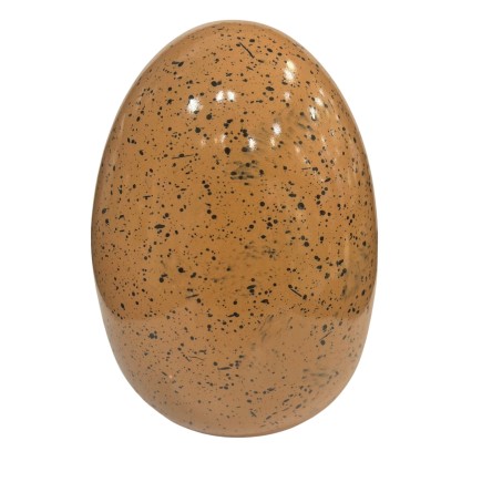 Ägg Keramik Dekoration 14 cm Gult