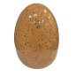 Ägg Keramik Dekoration 14 cm Gult