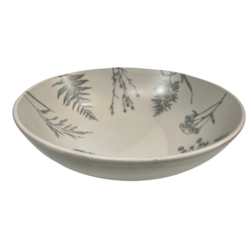 Skål Keramik Vit/Svart Skål Keramik Vit/Svart