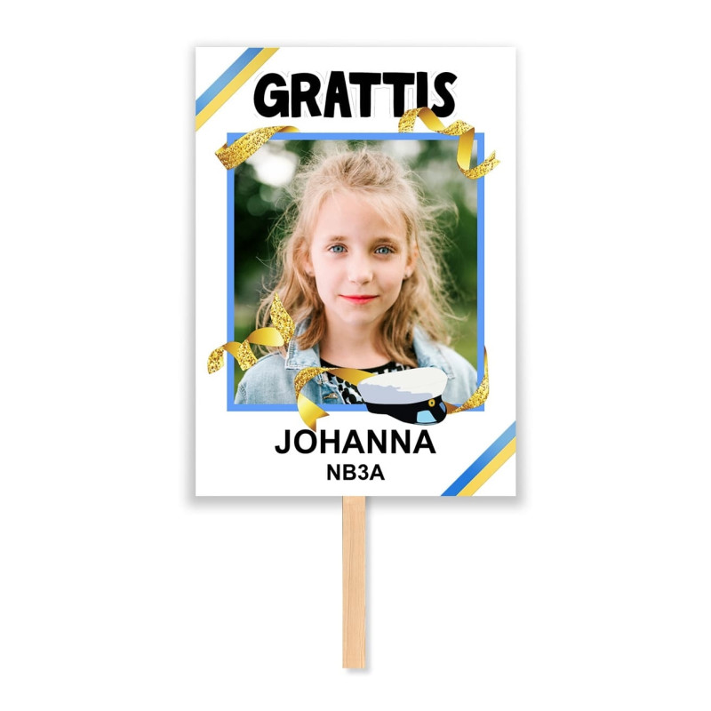 Studentskylt 50x70cm KLASSISK NR 21 Studentskylt 50x70cm KLASSISK NR 21